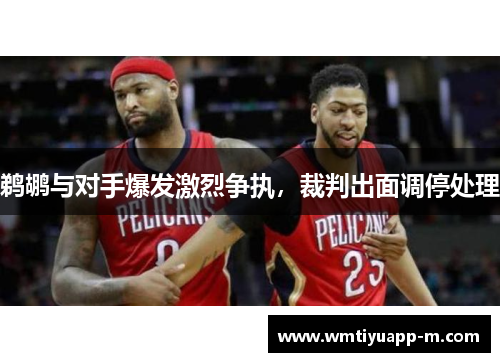 鹈鹕与对手爆发激烈争执，裁判出面调停处理